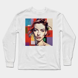 Face of Anne Long Sleeve T-Shirt